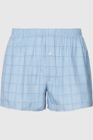 Hanro Bokserki ze wzorem w kratę model ‘Fancy Woven Boxer’