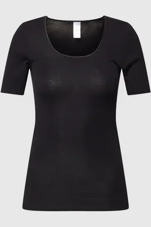 Schiesser T-shirt z okrągłym dekoltem model ‘LUXURY’