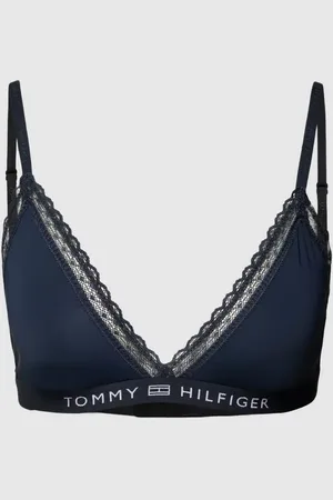 Tommy Hilfiger Biustonosz trójkątny z obszyciem koronką