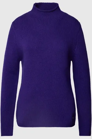 Fynch-Hatton Sweter z dzianiny ze stójką model ‘Basic’