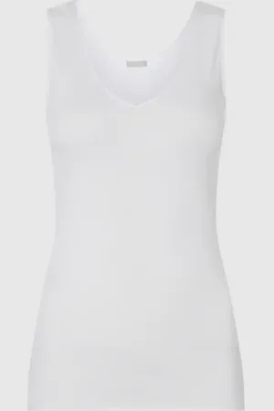 Hanro Podkoszulka z bawełny — bezszwowy model ‘Cotton Seamless’
