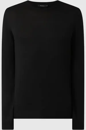 Matinique Sweter z dzianiny z wełny lana model ‘Margrate Merino’