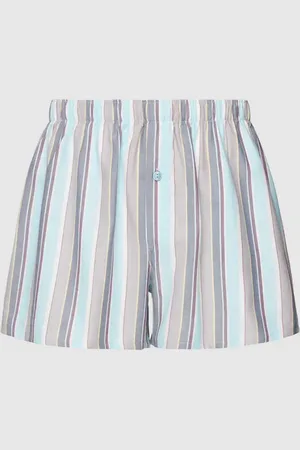 Hanro Bokserki ze wzorem w paski model ‘Fancy Woven Boxers’