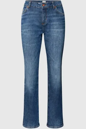 Mustang Jeansy o kroju straight fit z naszywką z logo model ‘CROSBY’