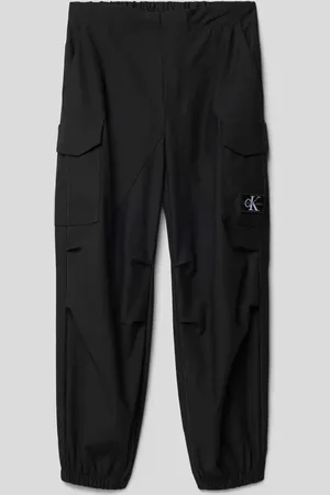 Calvin Klein Spodnie materiałowe z kieszeniami cargo