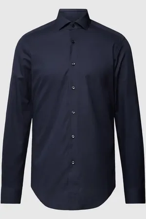 Xacus Koszula biznesowa o kroju regular fit z drobnego twillu