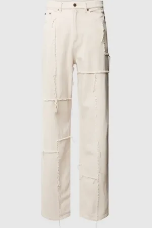 Karl Kani Jeansy o kroju regular fit w patchworkowym stylu