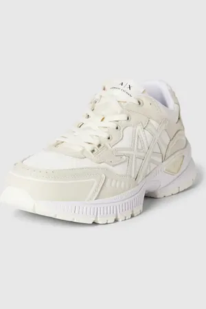 Armani Exchange Sneakersy z detalami z logo