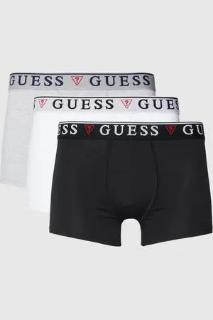 Guess Obcisłe bokserki z elastycznym pasem w zestawie 3 szt. model ‘BRIAN HERO’