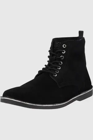 JACK & JONES Buty ze skóry welurowej model ‘Bruce’