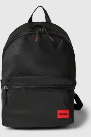 HUGO BOSS Plecak z detalem z logo model ‘Erik’
