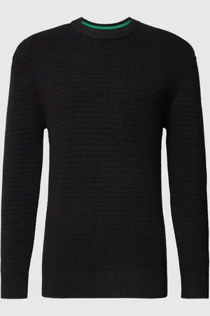 ESPRIT Sweter z dzianiny z fakturowanym wzorem