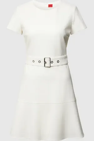 HUGO BOSS Sukienka o długości do kolan z paskiem model ‘KEVOLA’