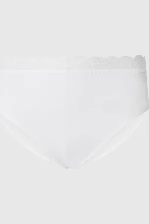 Hanro Figi z single dżerseju model ‘Cotton Lace’