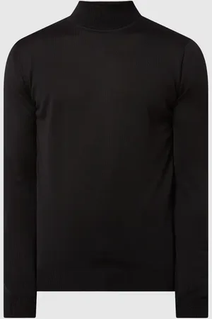Casual Friday Sweter z dzianiny z detalem z logo