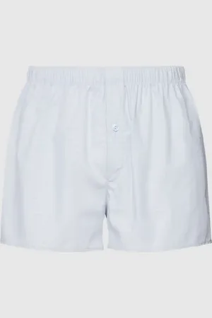Hanro Bokserki ze wzorem w kratę model ‘Fancy Woven Boxer’