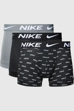 Nike Obcisłe bokserki z elastycznym paskiem z logo w zestawie 3 szt.