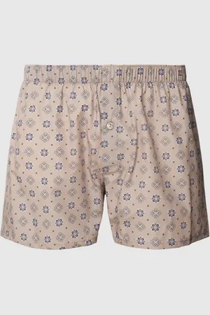 Hanro Bokserki ze wzorem w kratę model ‘Fancy Woven Boxer’