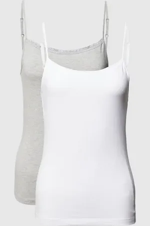 Tommy Hilfiger Top na ramiączkach z obszyciem koronką w zestawie 2 szt.