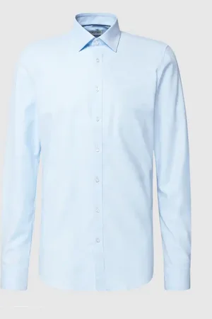 Olymp Koszula biznesowa o kroju slim fit z twillu z bardzo długim rękawem