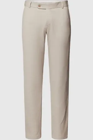 Atelier Torino Spodnie materiałowe o kroju slim fit w kant