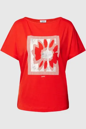 ESPRIT T-shirt z nadrukiem z motywem i logo