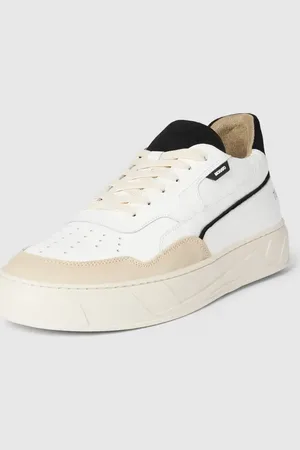 Antony Morato Sneakersy skórzane z detalem z logo