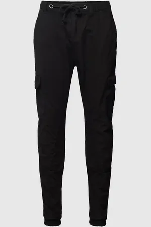 Urban classics Spodnie sportowe z kieszeniami cargo w jednolitym kolorze