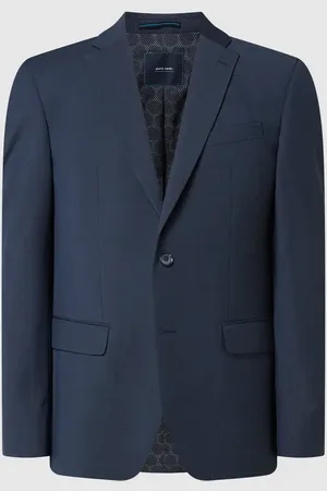 Pierre Cardin Marynarka zapinana na 2 guziki o kroju modern fit z dodatkiem streczu model ‘Grant’ – ‘Futureflex’