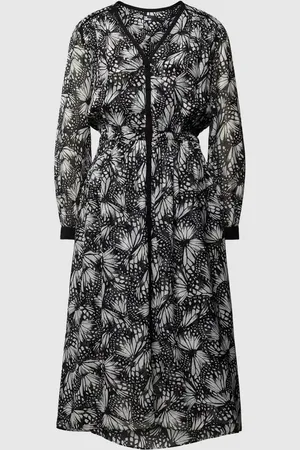 The Kooples Sukienka midi ze wzorem na całej powierzchni