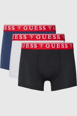 Guess Obcisłe bokserki z elastycznym pasem w zestawie 3 szt. model ‘BRIAN HERO’