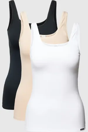 Skiny Top z okrągłym dekoltem w zestawie 3 szt. model ‘ADVANTAGE’