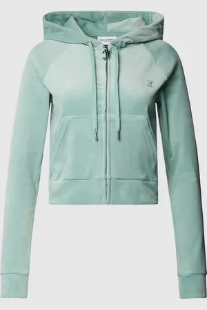 Juicy Couture Bluza rozpinana z kapturem model ‘MADISON’