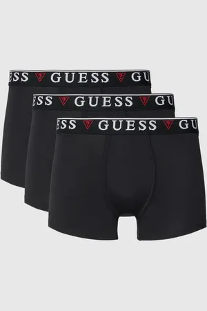 Guess Obcisłe bokserki z elastycznym pasem w zestawie 3 szt. model ‘BRIAN HERO’