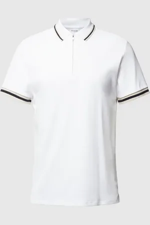 SELECTED Koszulka polo o kroju slim fit z detalem z logo model ‘TOULOUSE’