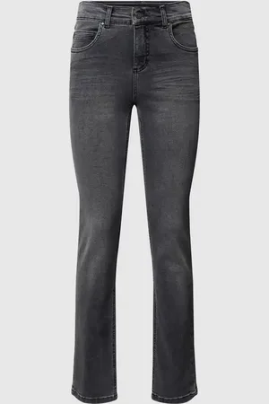 Angels Jeansy o kroju regular fit z naszywką z logo model ‘CICI 34’
