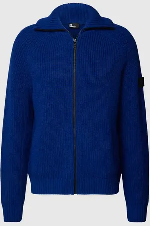 The Kooples Kurtka z dzianiny z wełny z wykładanym kołnierzem