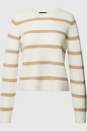 Pieces® Sweter z dzianiny w paski