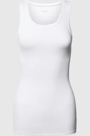 Schiesser Top z drobnym prążkowaniem model ‘PURE RIB’