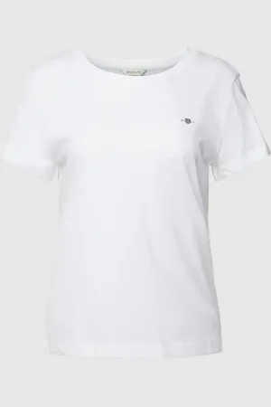 GANT T-shirt z wyhaftowanym logo model ‘SHIELD’