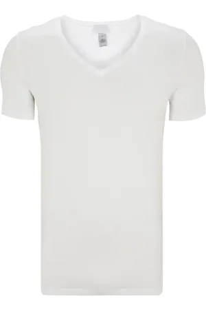 Hanro T-shirt z dekoltem w serek