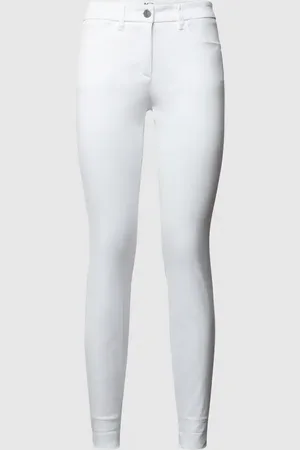 Luisa Cerano Jeansy o kroju skinny fit z brzegiem