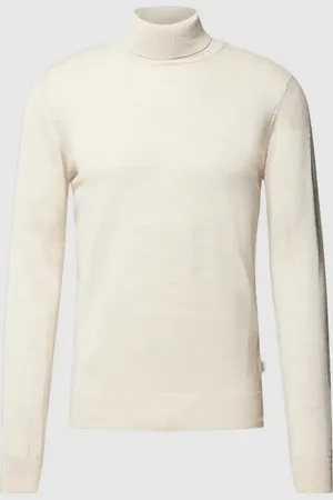 Casual Friday Sweter z dzianiny z detalem z logo