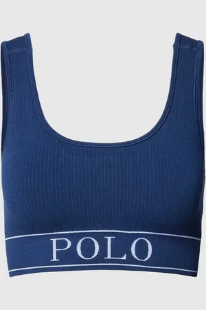 Ralph Lauren Biustonosz sportowy z elastycznym paskiem z logo