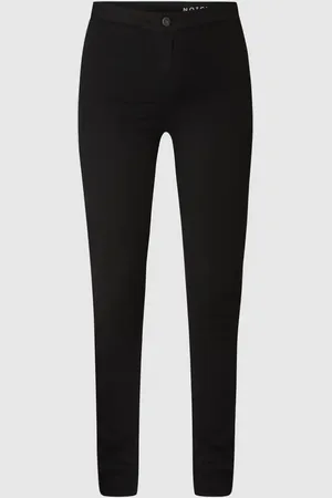 Noisy May Jeansy o kroju skinny fit z barwionego denimu