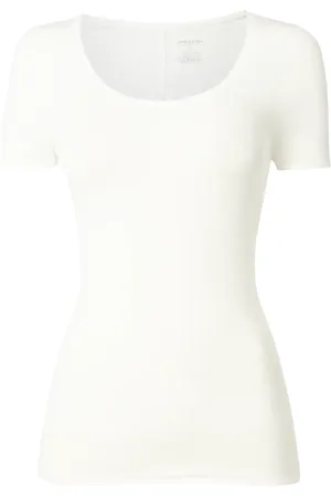 Schiesser T-shirt o kroju personal fit z mieszanki bawełny i elastanu