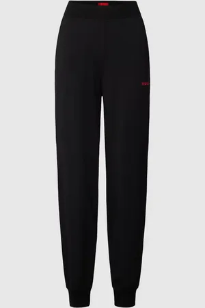HUGO BOSS Spodnie dresowe z nadrukiem z logo model ‘SHUFFLE’