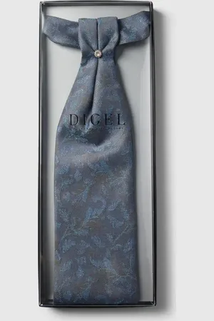 Digel Krawat z detalem z logo model ‘Lei’
