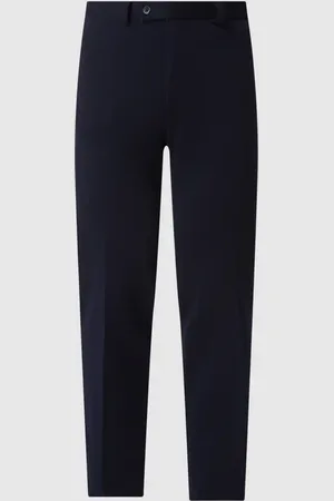 Digel Spodnie do garnituru o kroju extra slim fit z dodatkiem wiskozy model ‘Nanno’