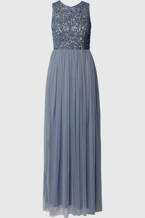 Lace & Beads Sukienka wieczorowa z obszyciem cekinami